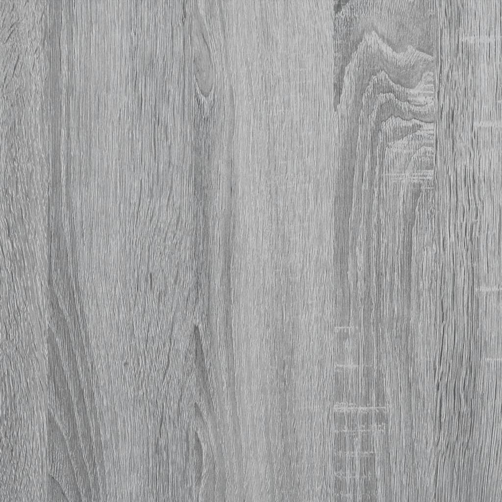 Armario de madera de ingeniería gris Sonoma
