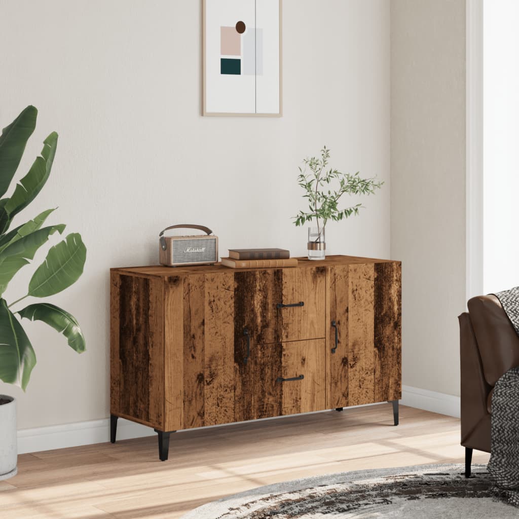 Maison Exclusive - Credenza Legno Antico 34,5x34x90 cm in Truciolato | Leroy Merlin