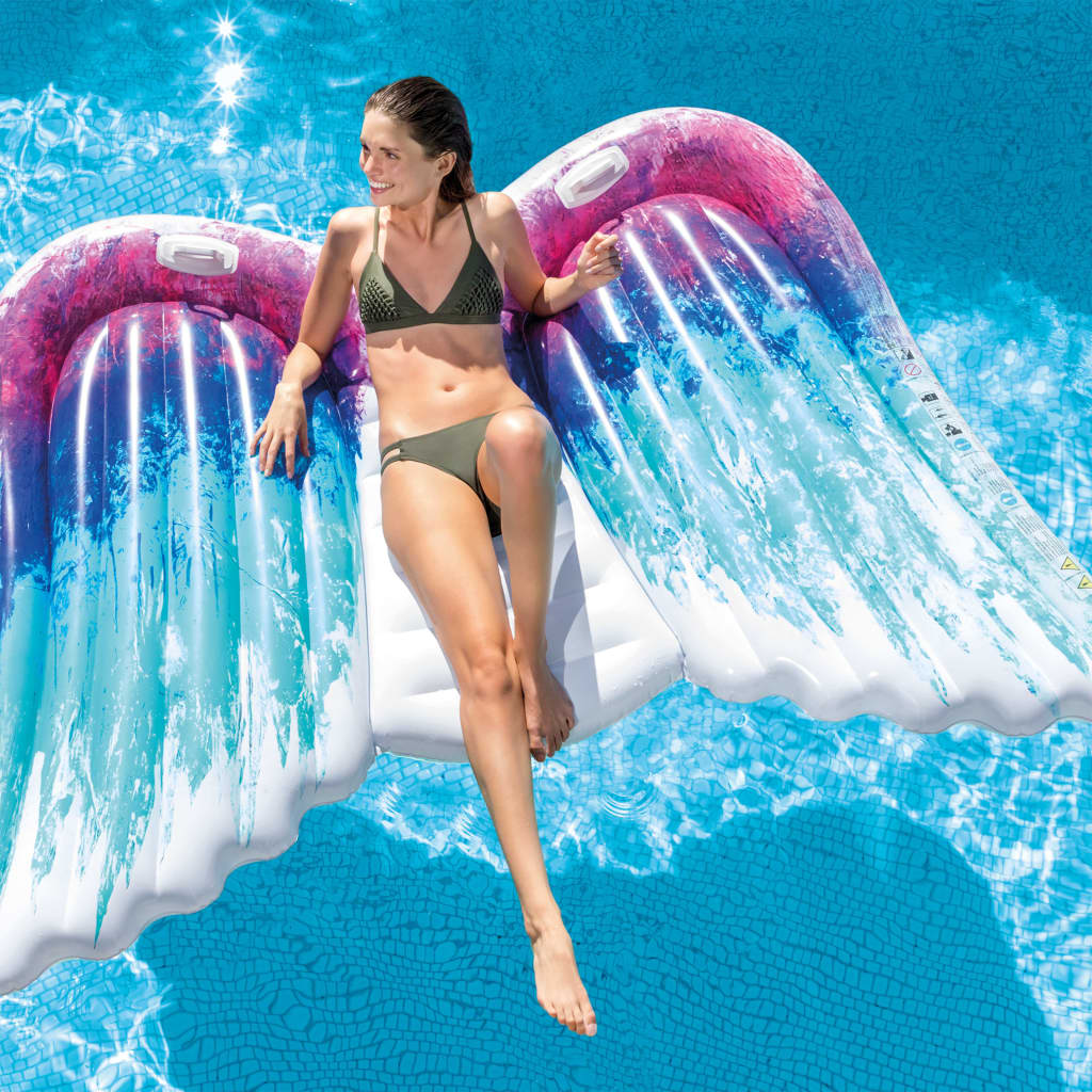 Intex Luftmatratze Angel Wings Mat Pool Lounge Liege Wasserliege Schwimmliege 