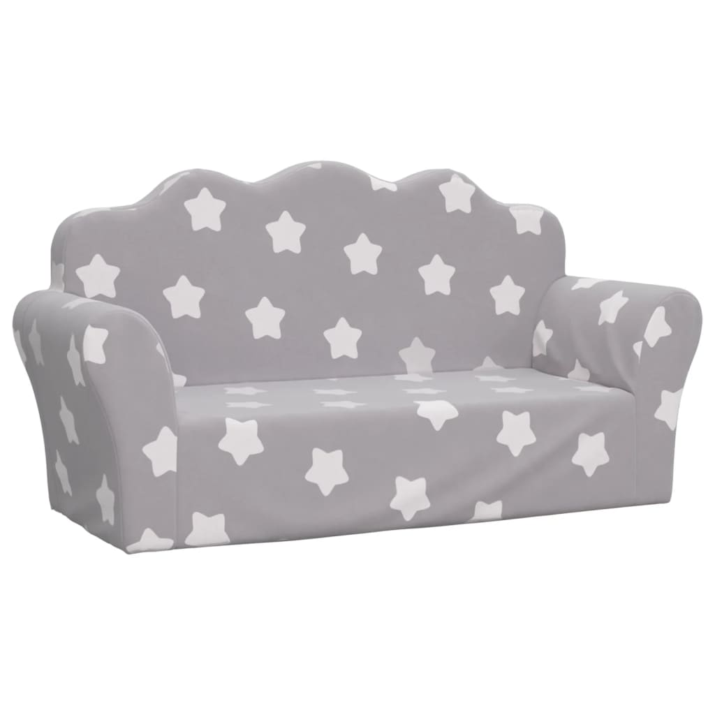 Divano Per Bambini 2 Posti - Divano Relax Sofa Grigio Chiaro Stelle Morbido Peluche BV788152 - BonneVie -Cameretta Per Bambini AAHKMJXYDAFdJAOAIMEbOAchtTzbsWMnceblMk5y4 uJLco9i0DNQJQ0sesy4jIFdZfZ2937IXBomDznek4q3UAF