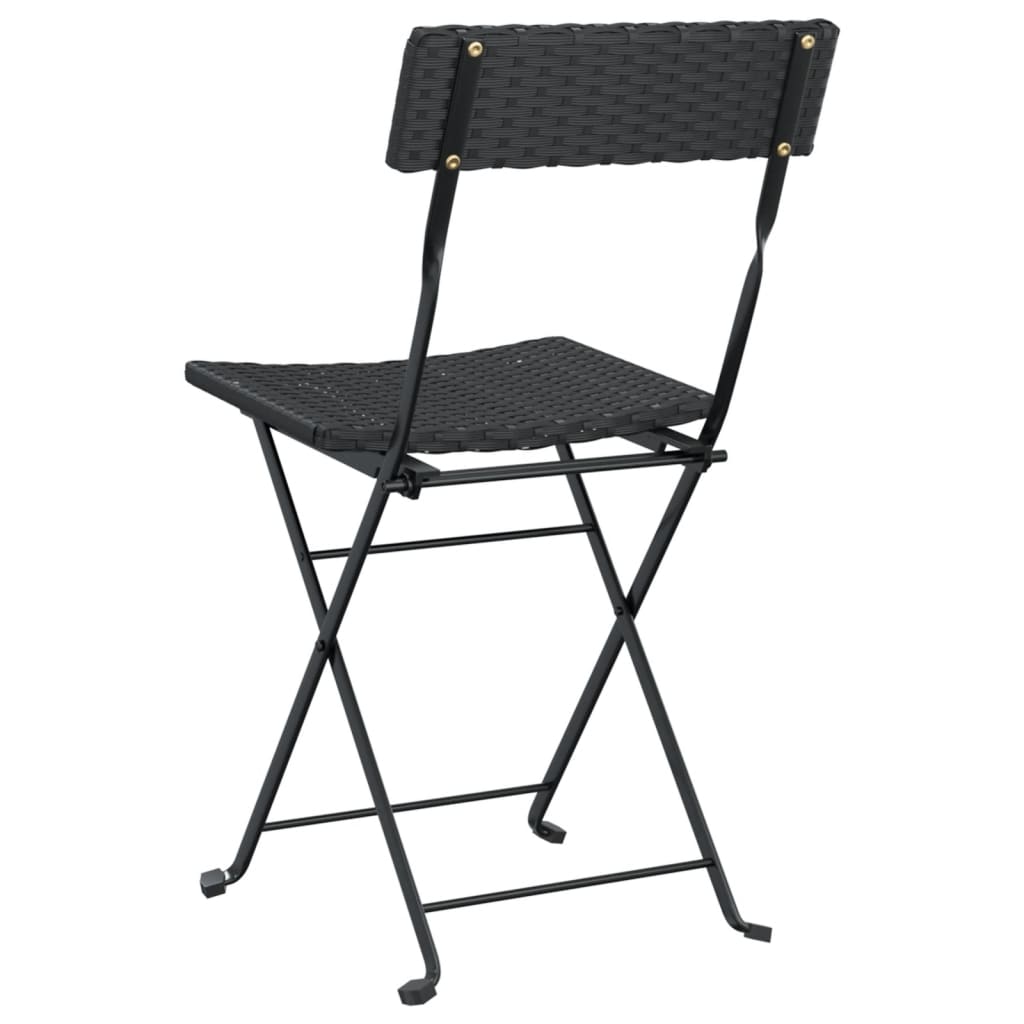 Lot De 6 Chaises De Jardin Et De Camping Pliantes, Chaises De Relaxation, Noir Résine Tressée Et Acier OIB1107E -Homcomes Boutique AAHKMJXYDAFdJAOAIMEbOAchtTzbsWMnceblMk5y4