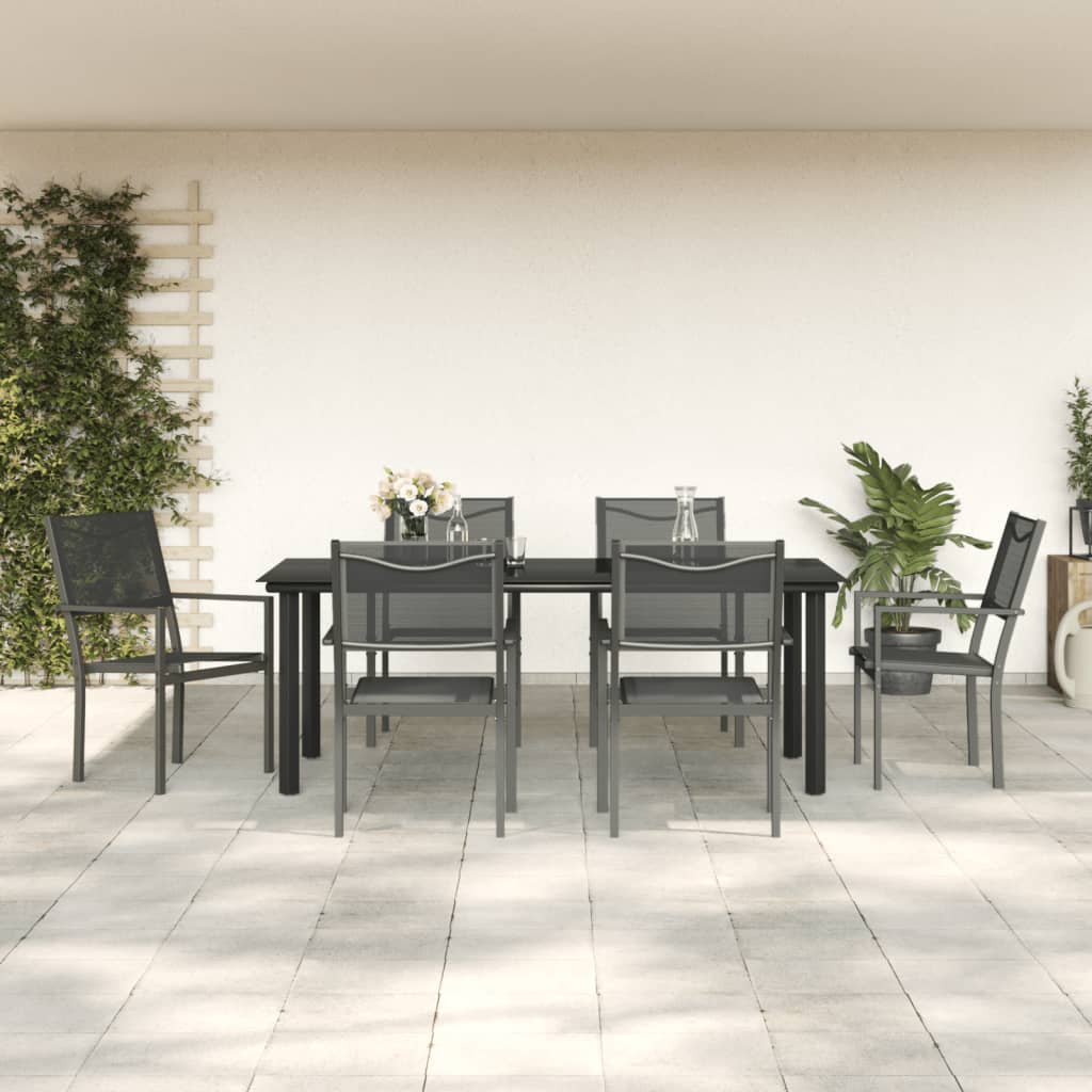 COSTWAY Tavolo da Giardino con Sedie in Fusione di Alluminio, Mobili da  Esterno con 1 Tavolino