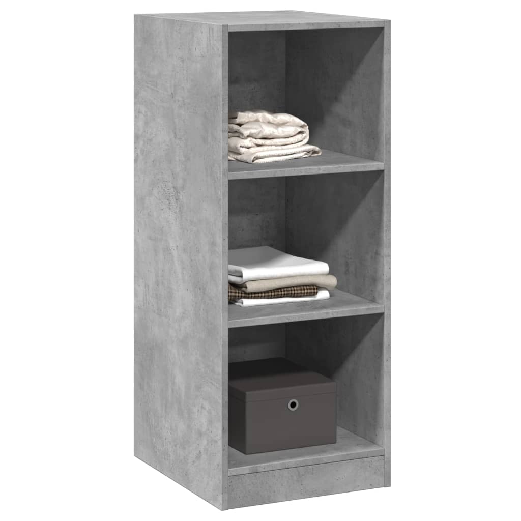 Armario de madera de ingeniería gris hormigón