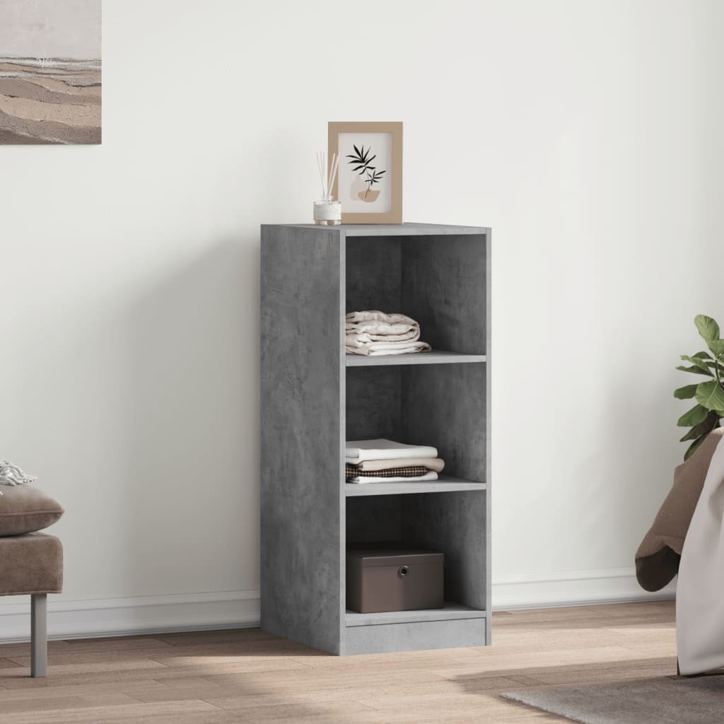 Armario de madera de ingeniería gris hormigón