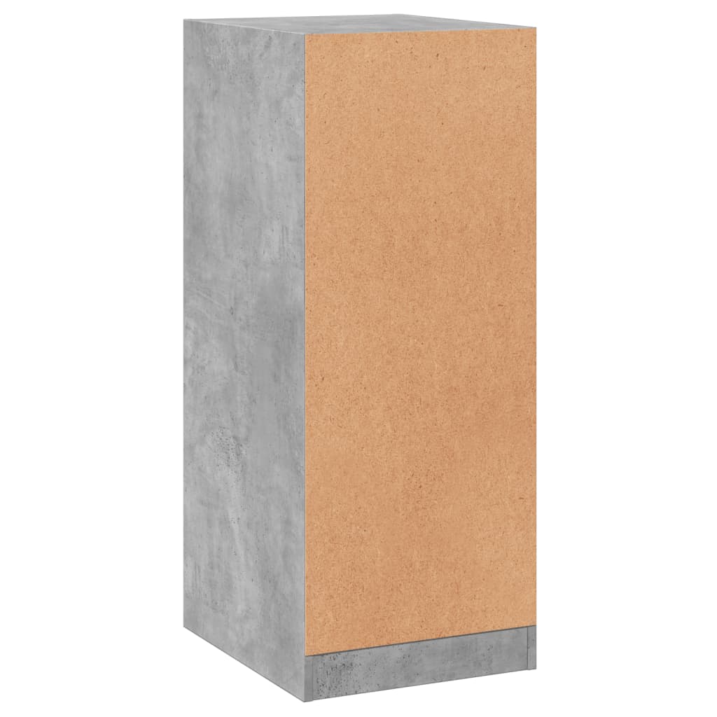 Armario de madera de ingeniería gris hormigón