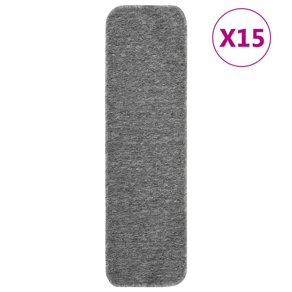 UNIQUETapis D'escalier Antidérapants 15pcs 75x20cm Gris Rectangulaire2,3 Kg,Magnifique & Montage Facile36924 -ATMOSPHERA || VIDAXL || Safavieh Soldes AAHKMJXYDAFdJAOAIMEbOAchtTzbsWMnceblMk5y4