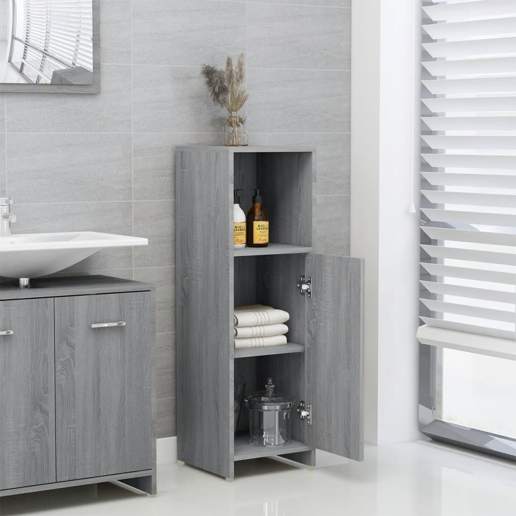 Maison Exclusive - Armadio da Bagno Bianco 30x30x95 cm in Legno Multistrato