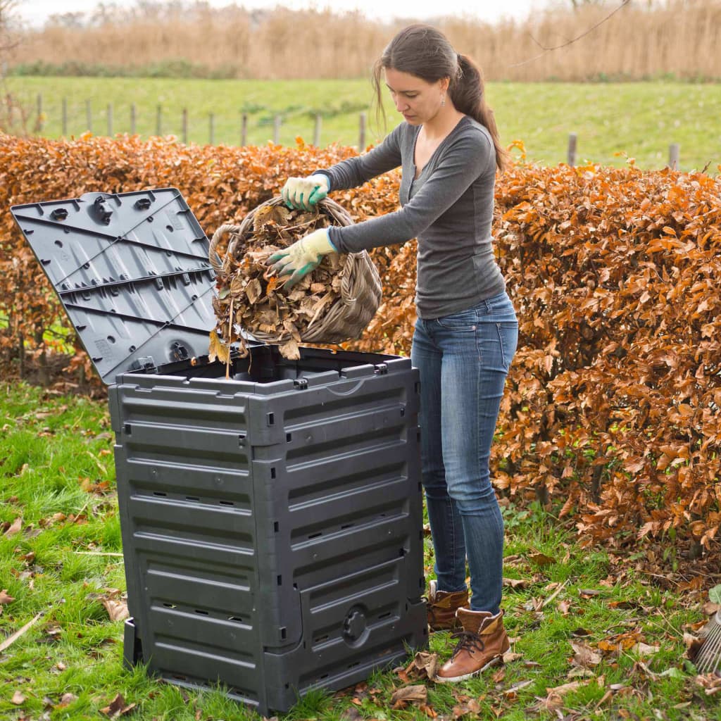 新品未使用DEPT COMPOST BIN SMALL／NATURAL GARANTIA® 400L THERMO-KING compost bin [626001] - Garden Tech