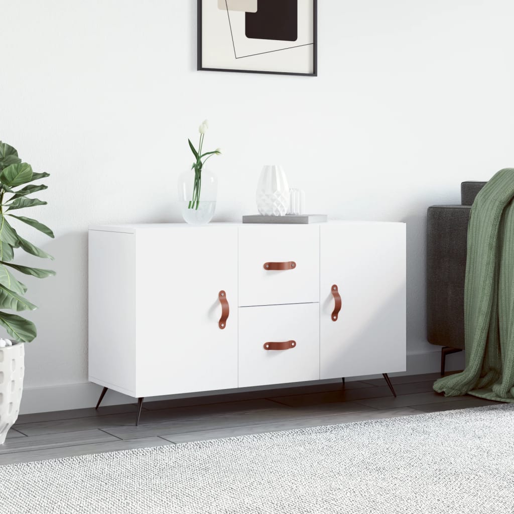 Credenza Con Cassetti 69,5x34x90 Cm - Mobile Per Soggiorno, Ingresso O Cucina, Colore Bianco - Foto 9