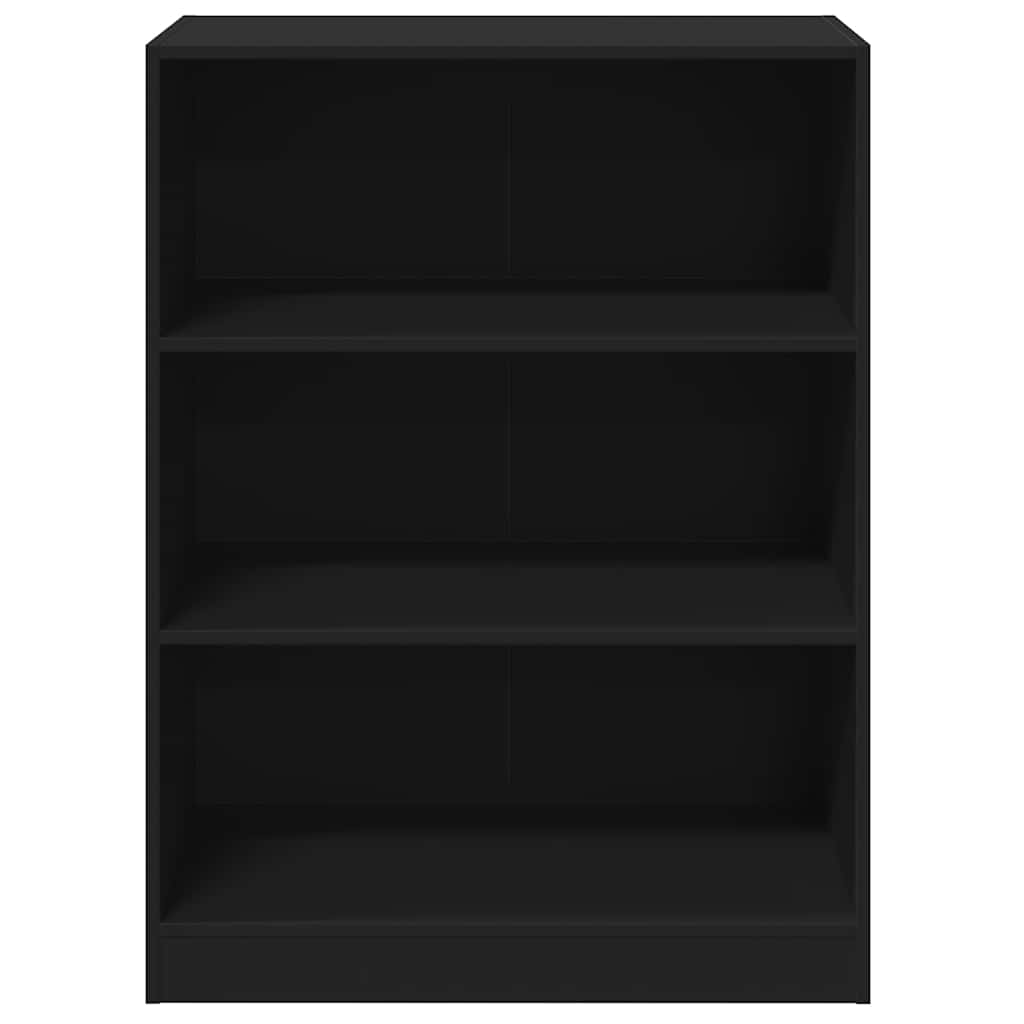 Armario de madera de ingeniería negro