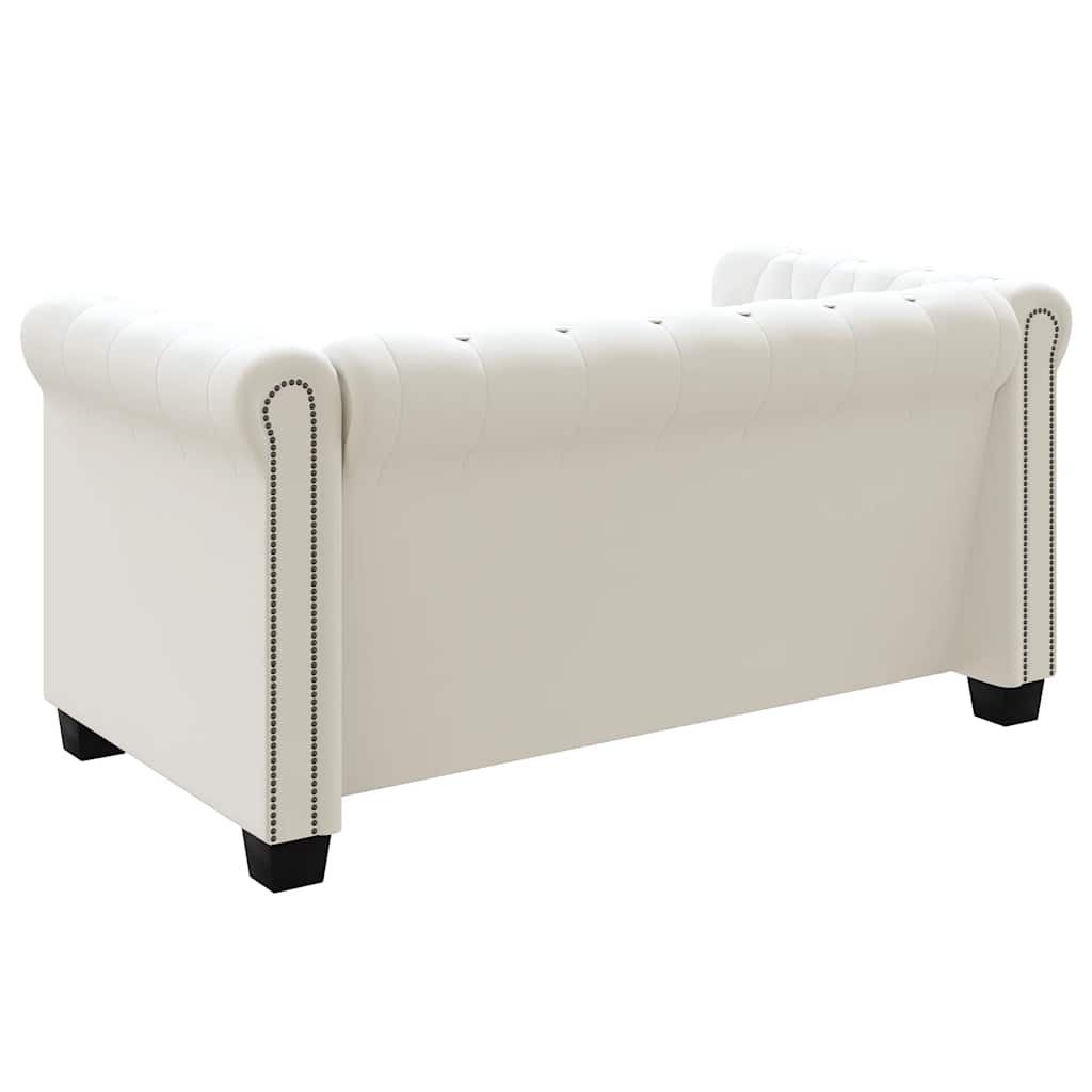 Divano Chesterfield A 2 Posti Divano Fisso Sofa Da Soggiorno In Pelle Artificiale Bianco ITD26730 -Negozio al dettaglio VIDAXL || HOMCOM || Songmics AAHKMJXYDAFdJAOAIMEbOAchtTzbsWMnceblMk5y4