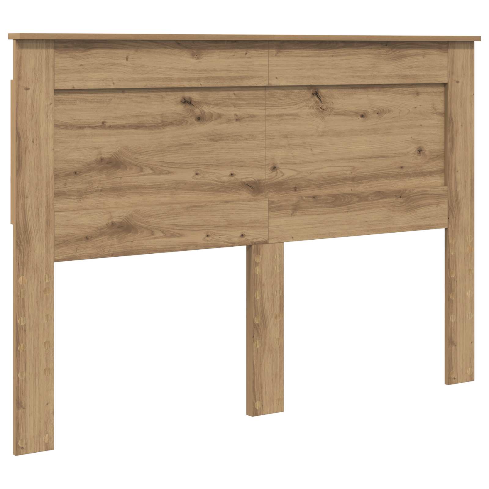 Bed Frame Artisian Oak 140 x 200 cm Solid Pine Wood vidaXL