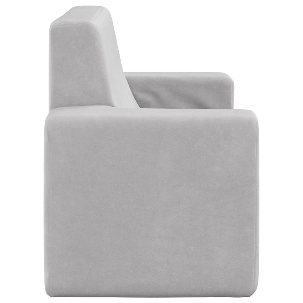 Divano Per Bambini A 2 Posti - Divano Relax Sofa Grigio Chiaro In Morbido Peluche BV505953 - BonneVie -Armonia Casa AAHKMJXYDAFdJAOAIMEbOAchtTzbsWMnceblMk5y4