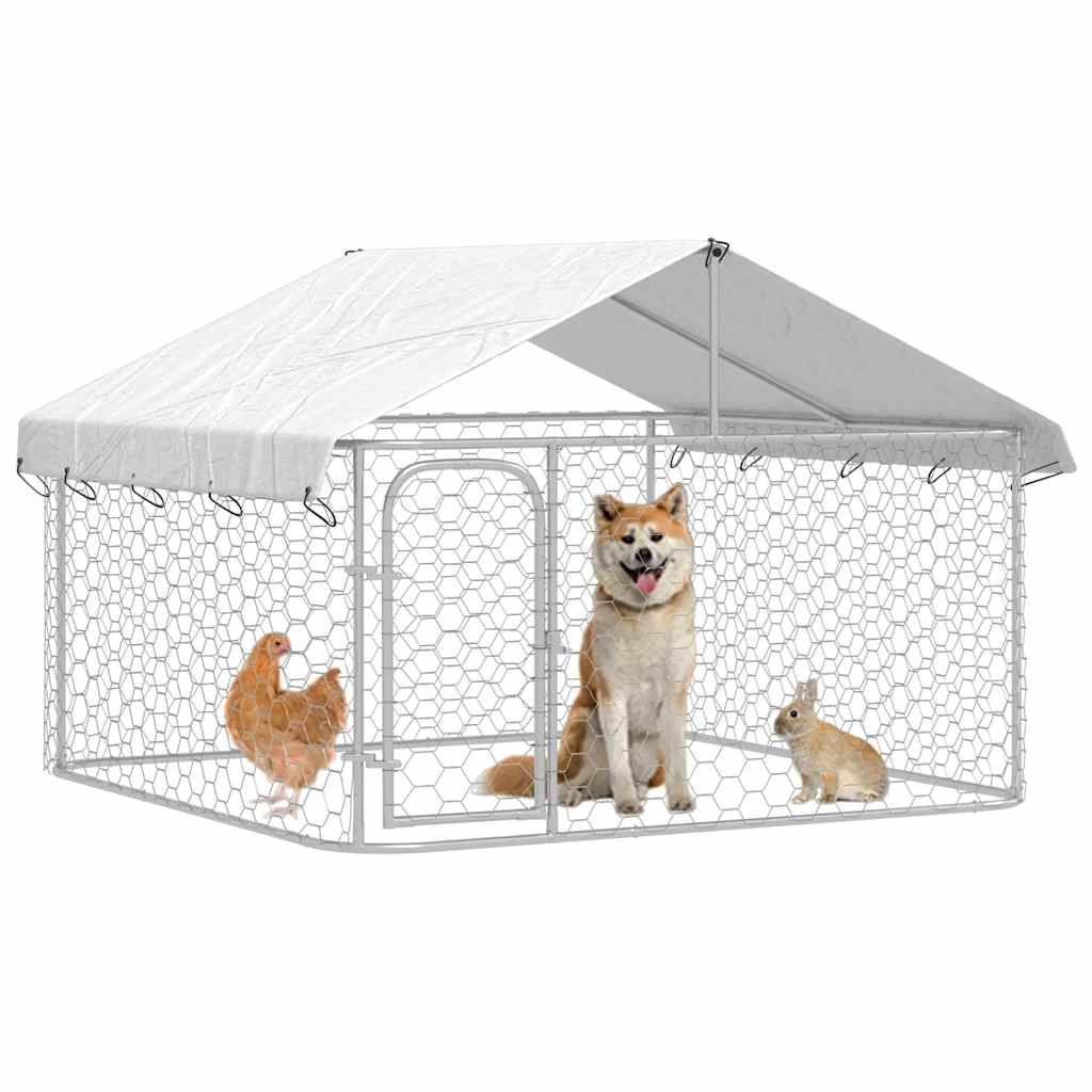 Niches Enclos Poulailler - Chenil D'extérieur Avec Toit Pour Chiens 200x200x150 Cm - Robuste Pour Chiens Animaux Best806626 -Promos Patto Chou Boutique AAHKMJXYDAFdJAOAIMEbOAchtTzbsWMnceblMk5y4 uJLeo7KowBlLS
