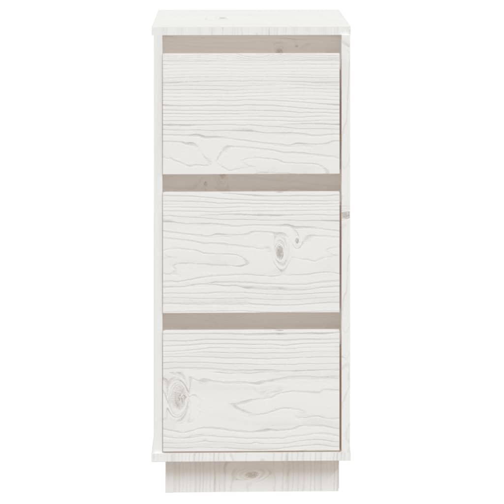 Chusui Credenze 2 pz Bianche 40x35x80 cm in Legno Massello di Pino,Credenze  Moderne,Credenze e Buffet Sala da Pranzo,Credenze Soggiorno Salvaspazio P