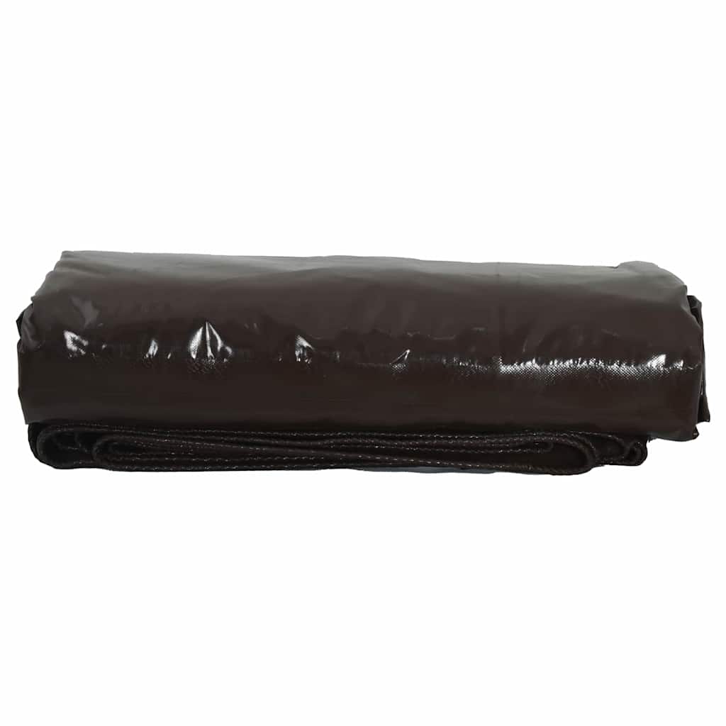 Plane 650g / m² Braun 2,5 x 4,5 m Canvas mit PVC-Beschichtung vidaXL