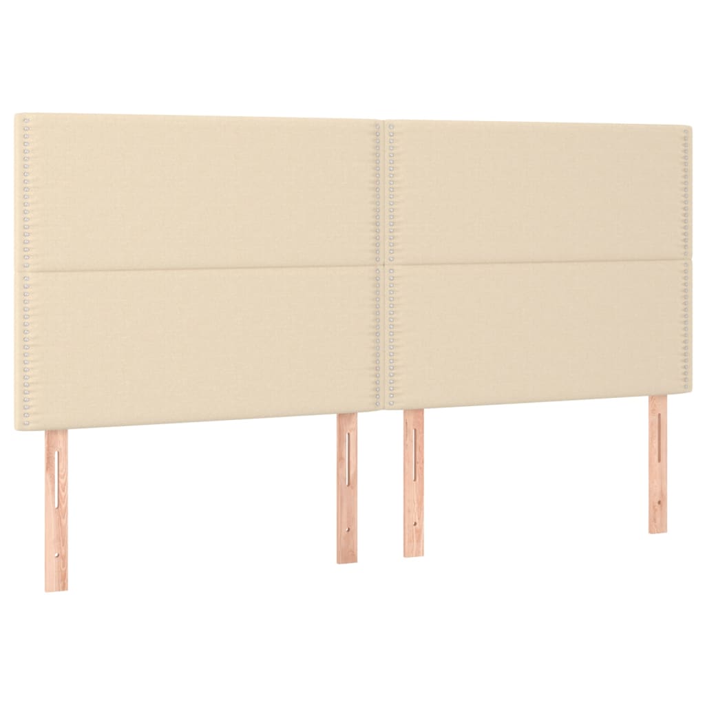 DUJUIKE, Fodera per testiera letto queen size, elasticizzata, antipolvere, in velluto, per testiera imbottita, colore bianco, per testiera letto queen size, 150-170 cm