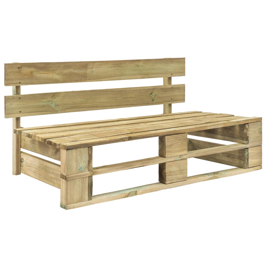 Banc En Palette Sans Dossier Banc palette de jardin Bois vidaXL