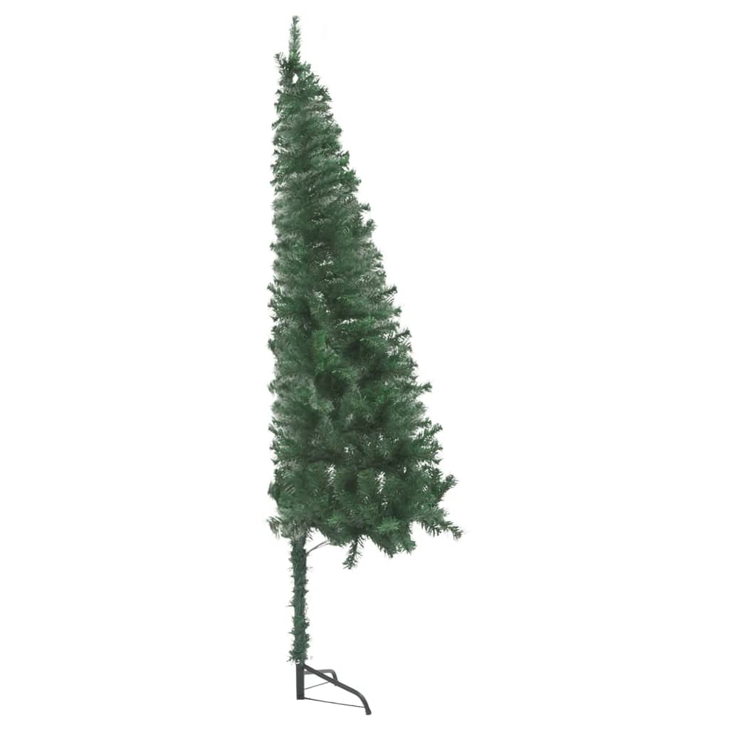 Albero di Natale design pino con rami bianchi 220cm verde Comet