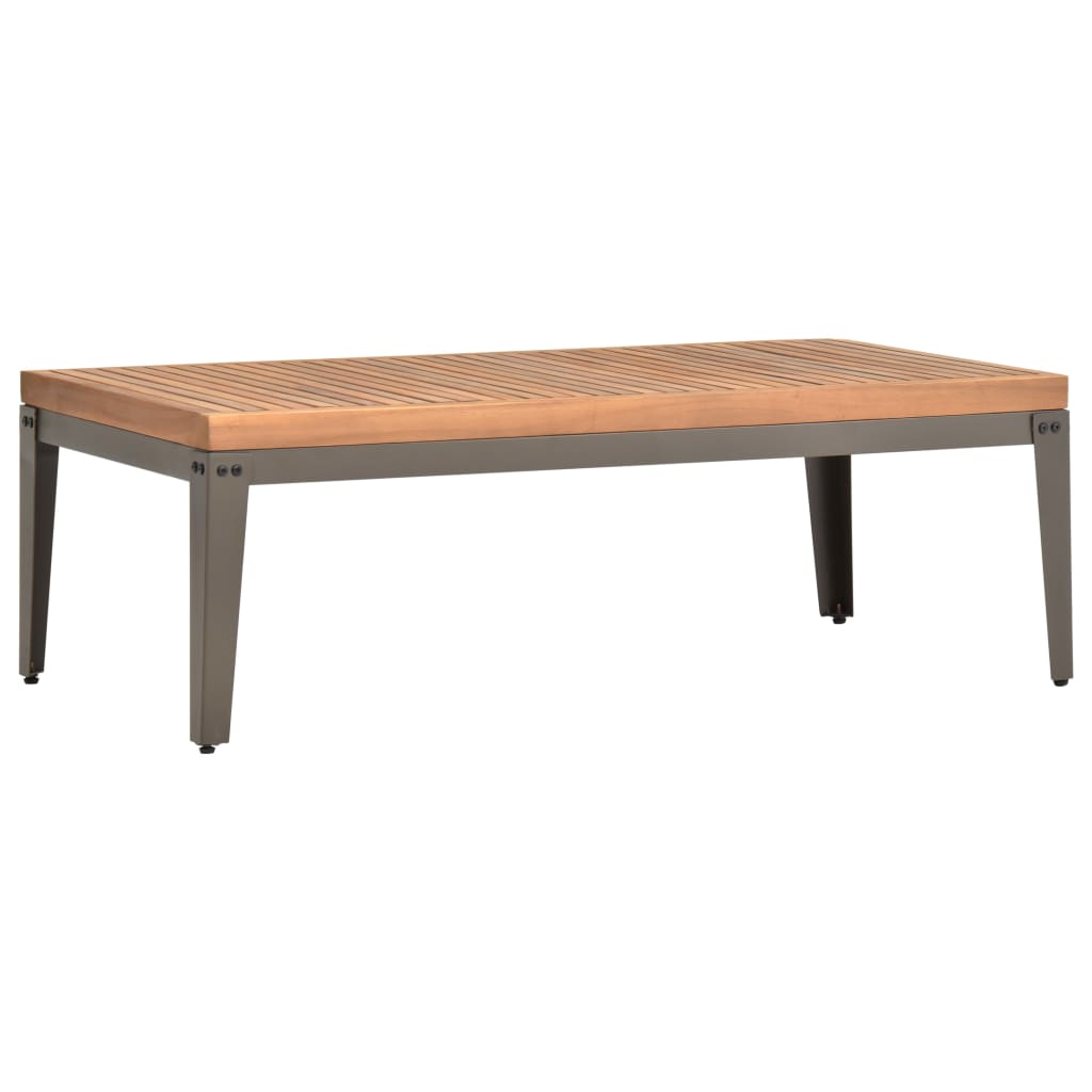 Tavolino Basso da Caffè - Tavolino da Salotto Rovere Marrone 100x60x42 cm  Legno Multistrato BV275494 - BonneVie