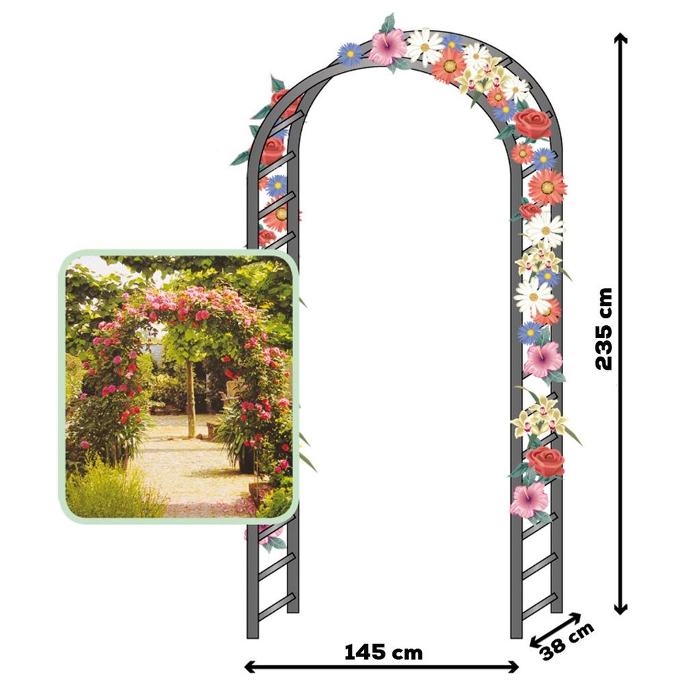 Pergola de jardin Vilde – vue complémentaire