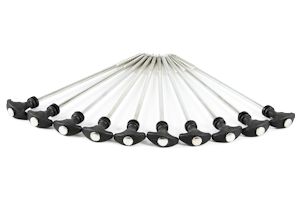 CampFeuer, T-Pegs, Erdnägel, Heringe, Zelt, Zelte, Tunnelzelt, Camping, Campingzelt, Bivvy, Karpfenzelt, Karpfen Zelt, Angelzelt, Anglerzelt