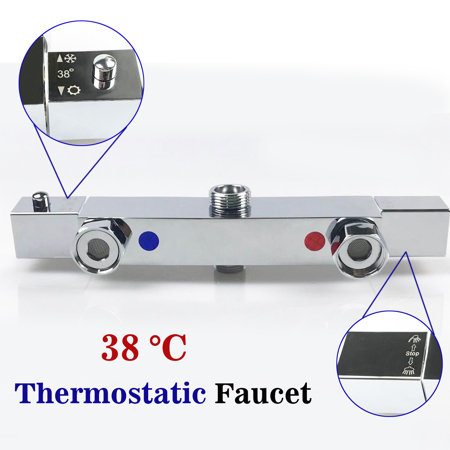 Acezanble Bathroom Thermostatic Mixer Shower Set All Square Chrome Twin Head Exposed Valve -Home Sale Shop AAHKMJXYDAFdJAOAIMEbOAchuDYkHigf1jAxTLKfqWghCTJWyCgEzjb boqF681ftqPrB0BMSBXhG1m05YSw45Vf0bx9fUPLScczaWTxdZ4gaXIXR1Wh