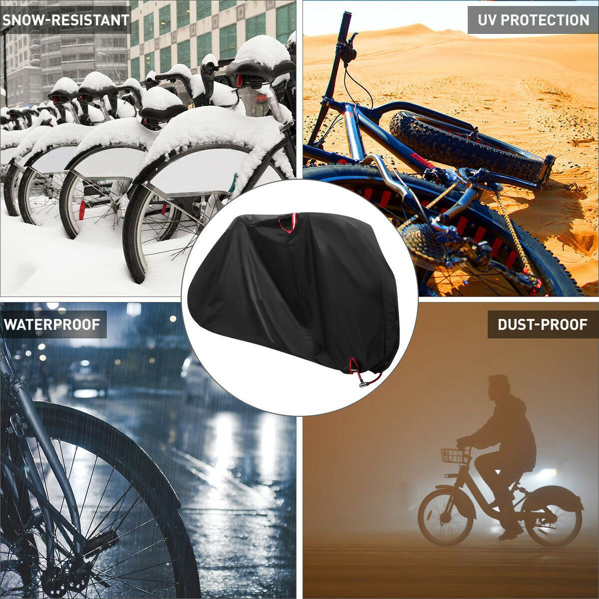 Funda impermeable para bicicleta