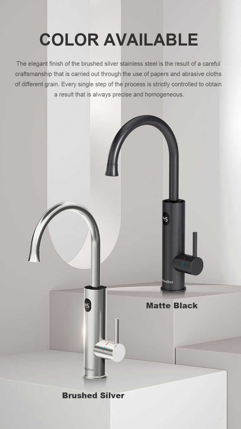 Robinet avec chauffe-eau instantané cuisine