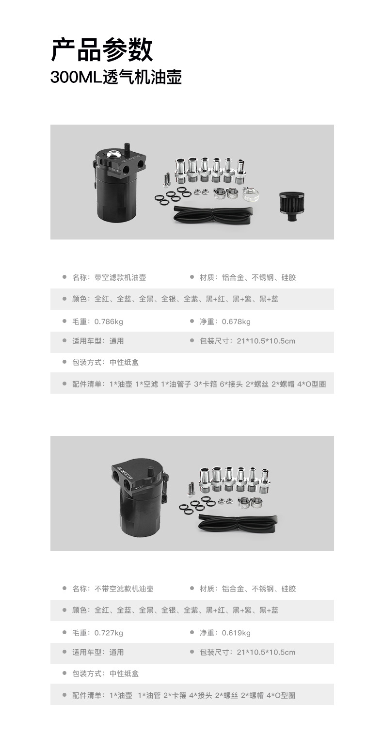 Accessoires inclus