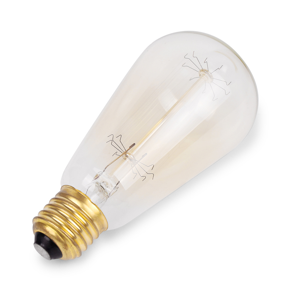 6 Pack 40W E27 ST64 Edison Ampoules à Incandescence, Rétro Edison Ampoule Antique Lampe