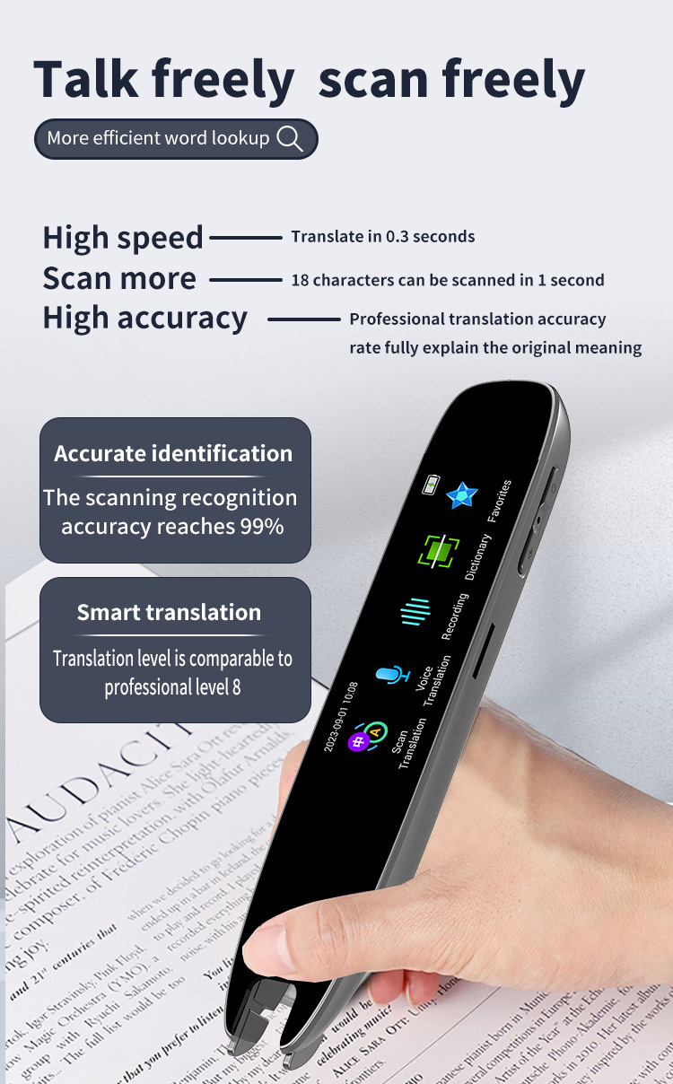 Appareil de traduction automatique en 75 langues TTL-75