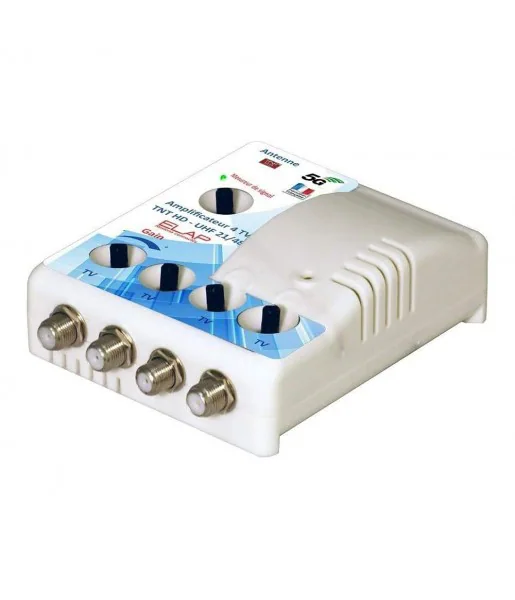 Amplificateur D'antenne TV Philips TNT HD – Modèle Amp 9210/011, 5 Entrées, 1 Sortie