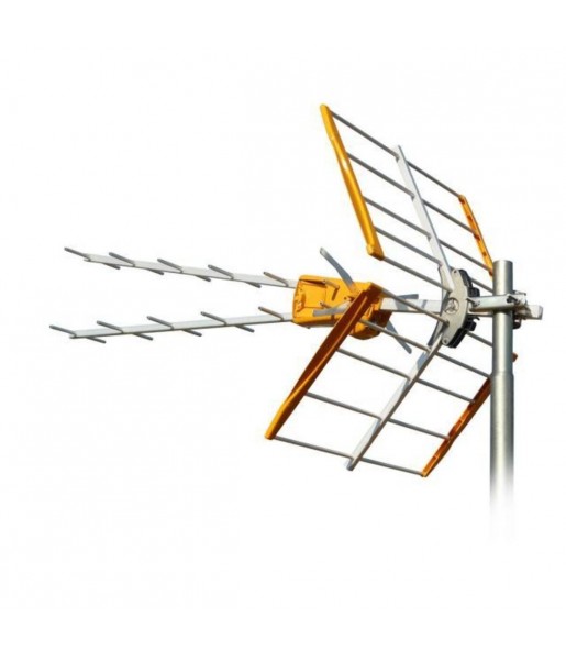 Support de chevrons toit fixation antenne SAT + Manchon Pour Mât Rouge + Tuile plastique / alu Rouge + Capuchon de Mât + Jeu de Vis