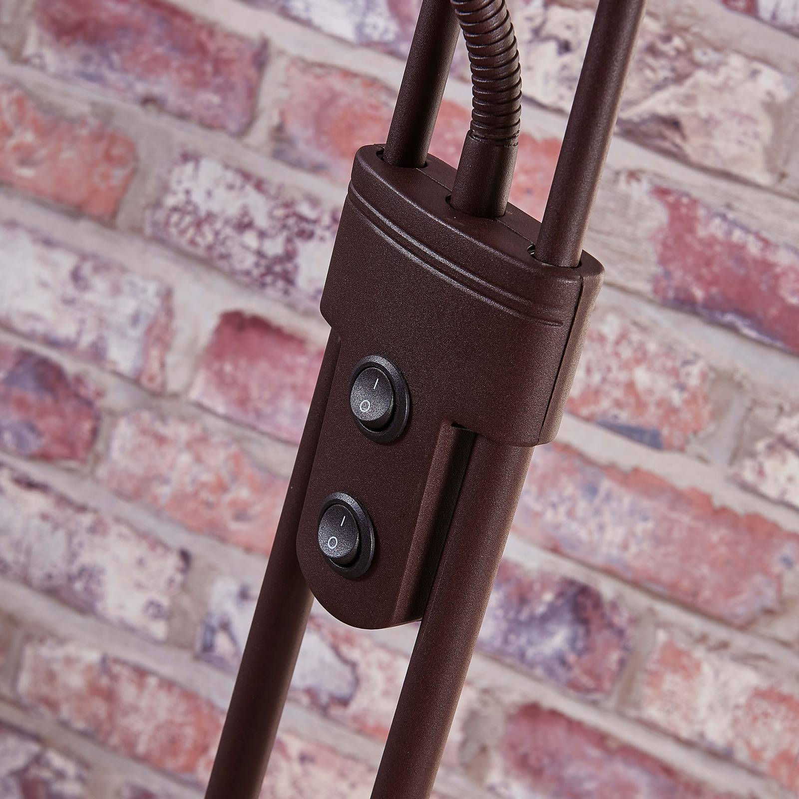 Lindby Felicia Lampada Terra Luce Lettura Ruggine -Offerta economica OSRAM || Paulmann || ATMOSPHERA