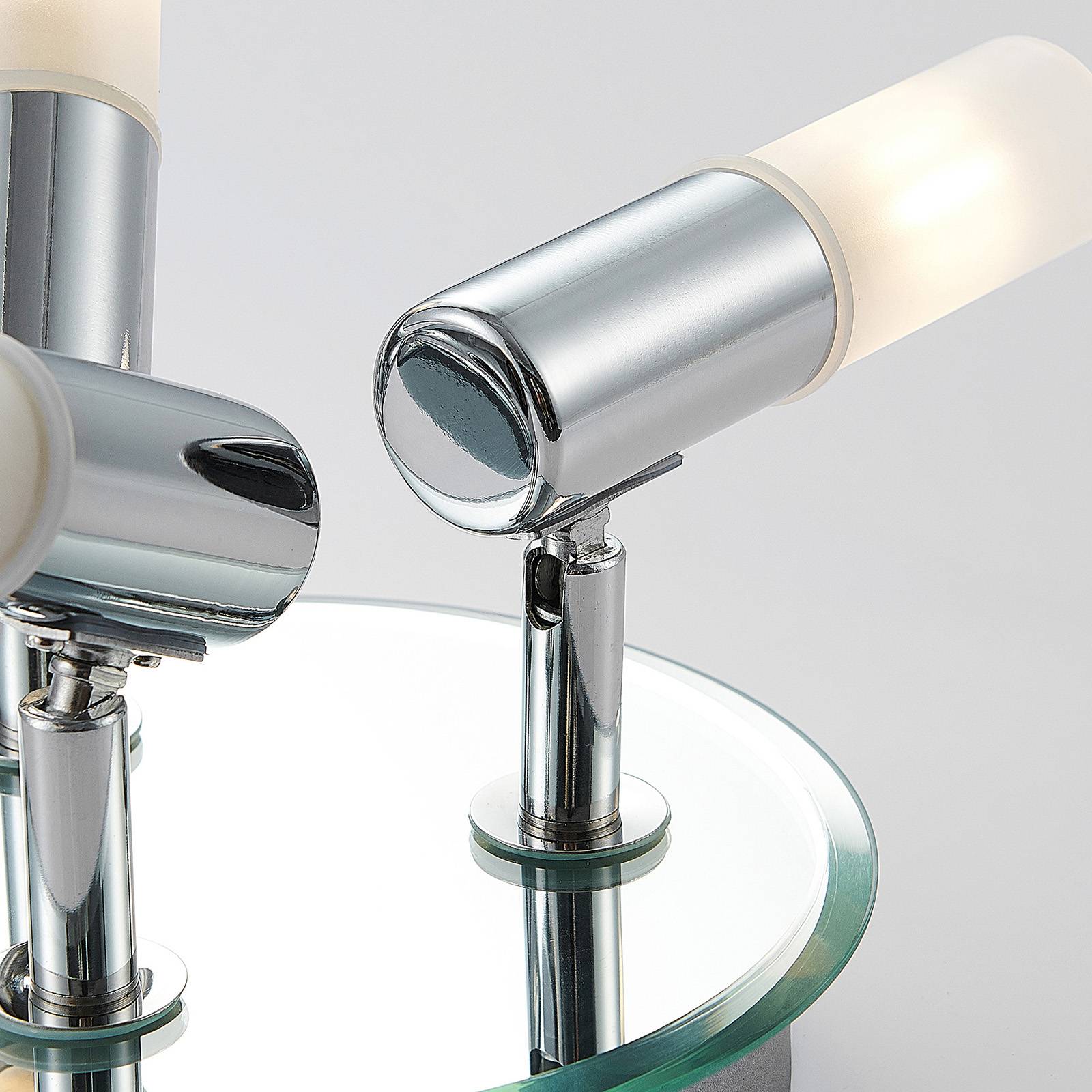 Lindby Plafoniera Rotonda Da Bagno Zela, 3 Luci, Cromo -Negozio al dettaglio Paulmann