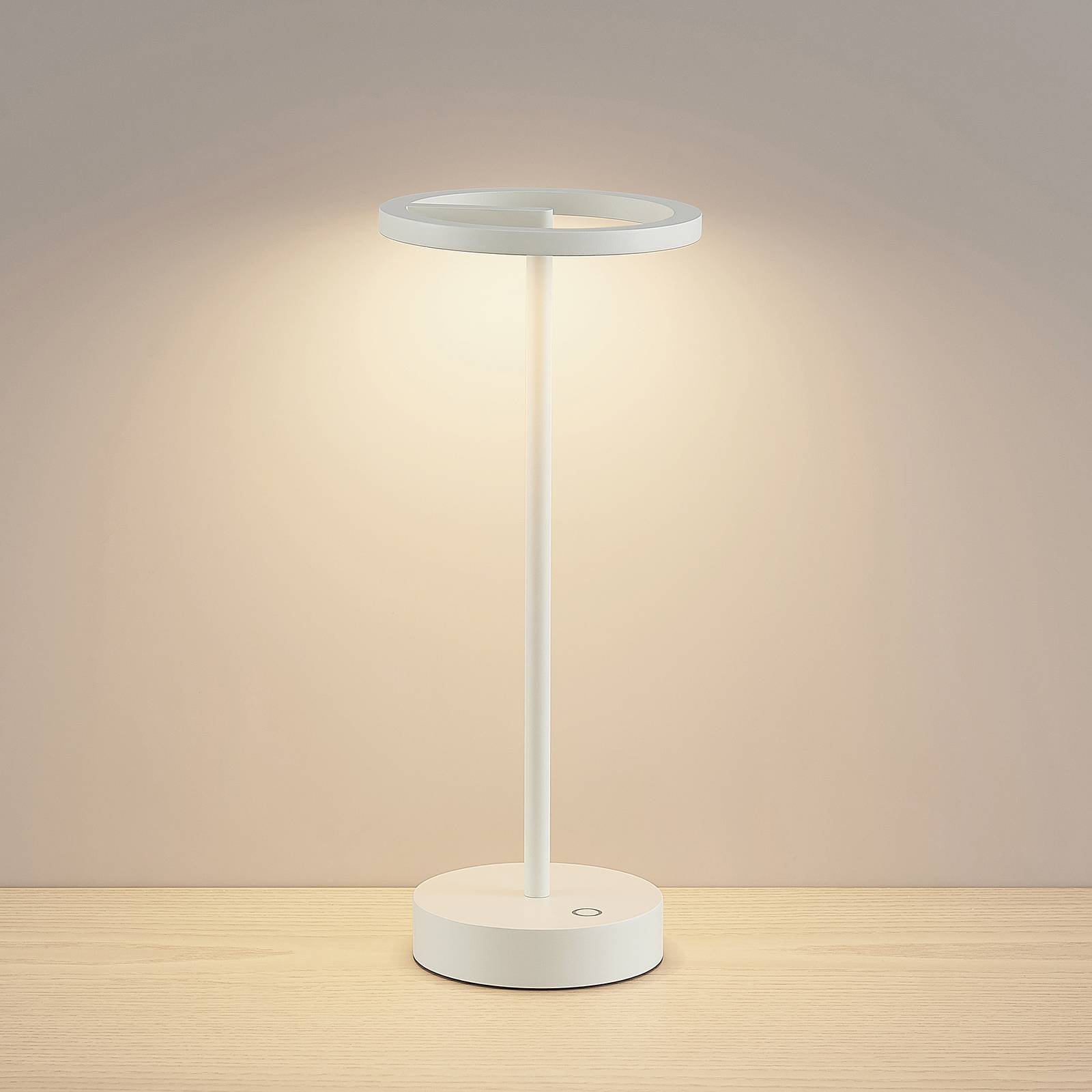 B.K.Licht Abat Jour da comodino moderne, Lampada dimmerabile su 3 livelli,  da tavolo senza fili, ricaricabile da esterno per giardino, led IP44 :  : Illuminazione