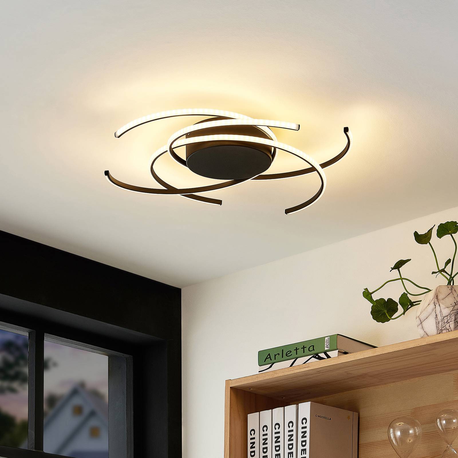 Plafoniera Led Lampada Da Soffitto Moderna 60W 6750 Lumen Quadrato Per  Soggiorno Cucina Camera Da Letto Design 