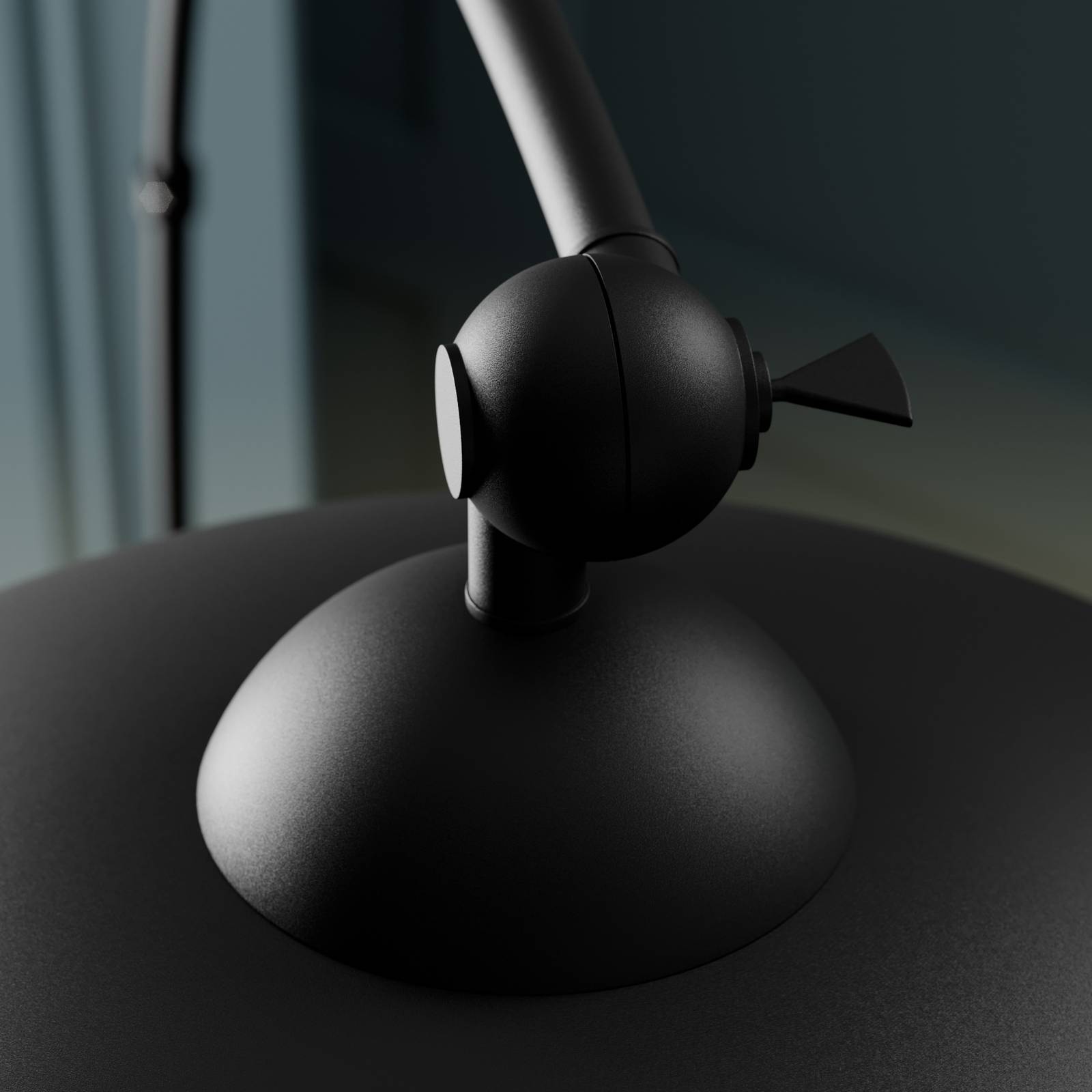 Lindby Lampada Da Terra Arcuata Jonera Nero E Oro -Offerta economica OSRAM || Paulmann || ATMOSPHERA