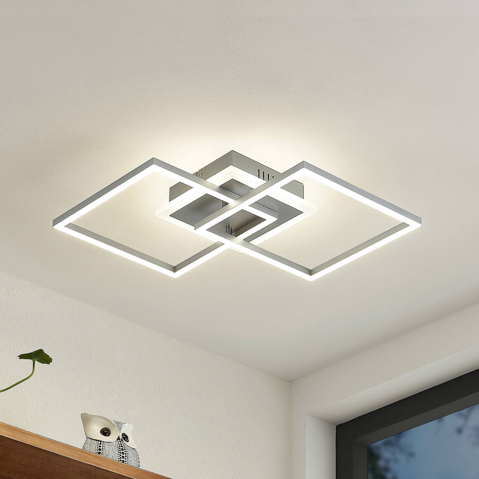 Plafoniera led RGB musicale bluetooth con telecomando lampadario luce  muticolore rotonda cerchio bianco da soffitto moderna