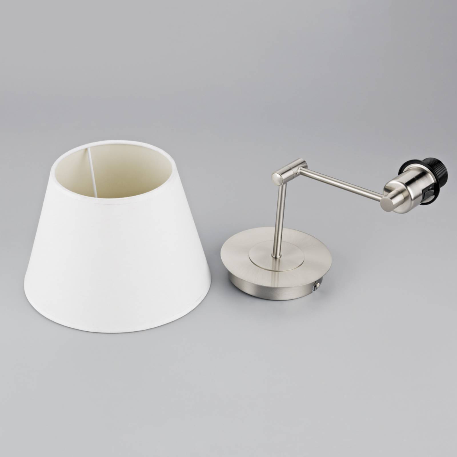 Lindby Pola - Lampada Da Parete Estraibile Color Nichel -Negozio al dettaglio Paulmann