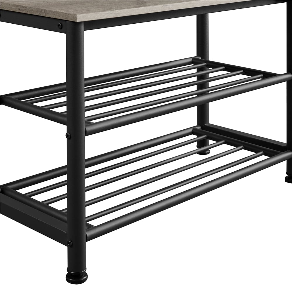 Yaheetech Stand Appendiabiti In Legno Vintage, Attaccapanni Con Scarpiera A 3 Ripiani, Appendiabiti Autoportante Portabiti Per Salotto E Soggiorno Stile Industriale Altezza 185 Cm Grigio -Vendite HOMCOM || VIDAXL || Songmics