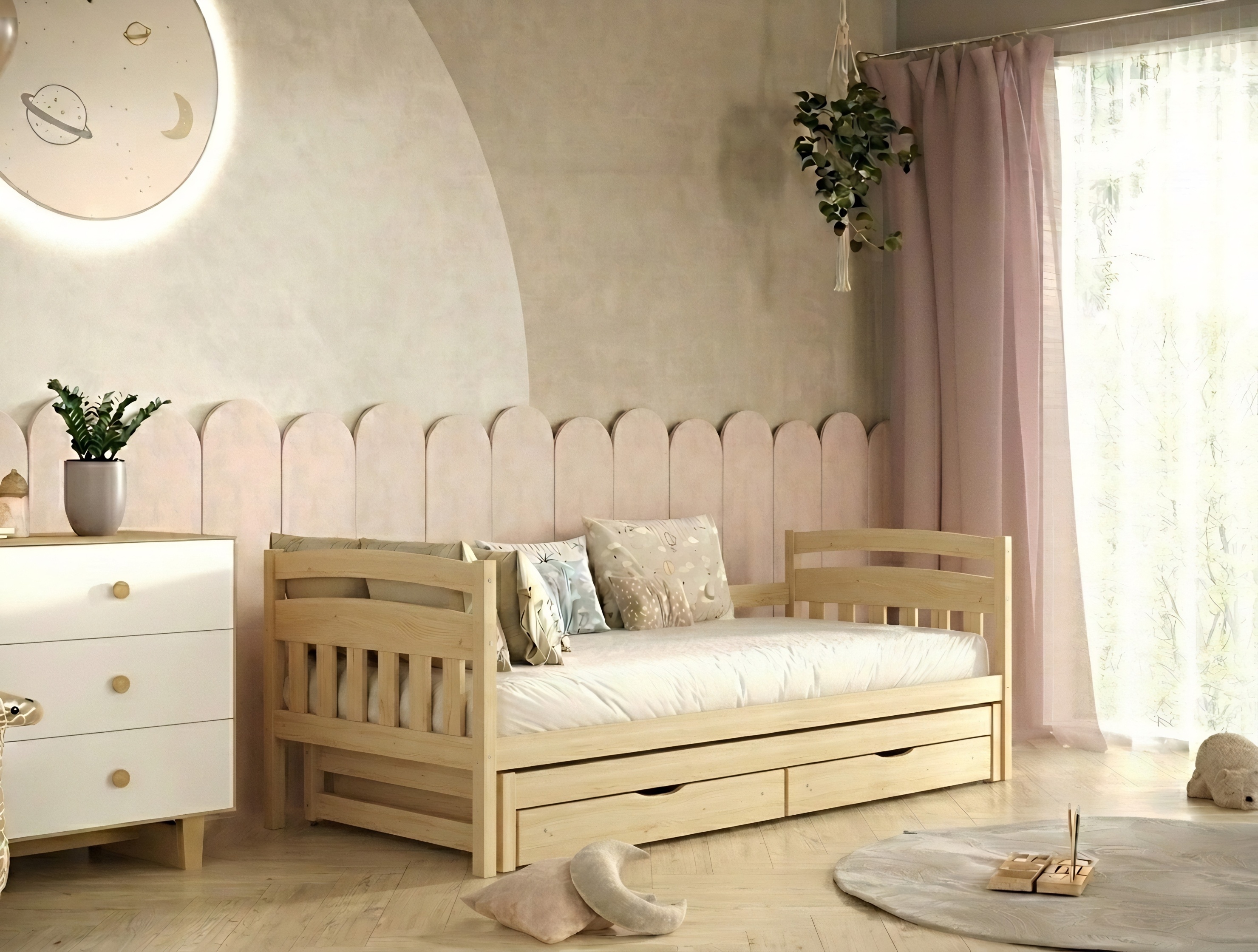 Lit enfant Bois naturel