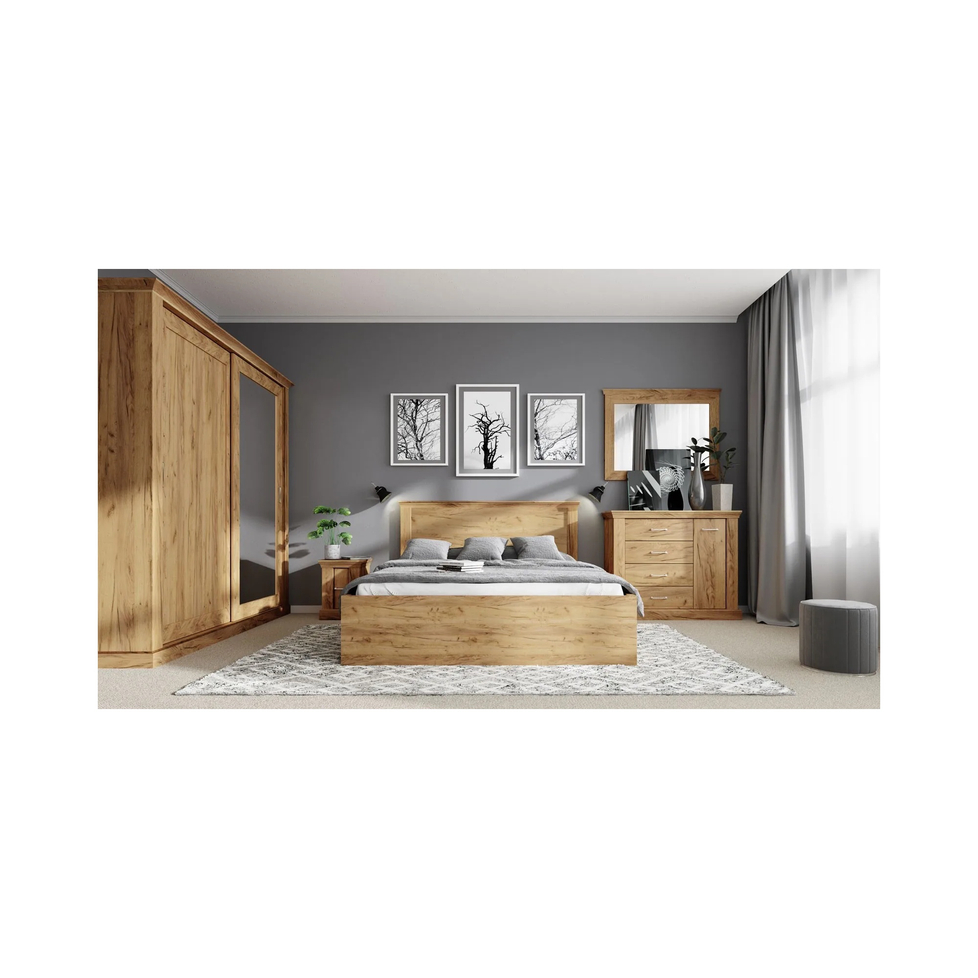 Raumhirsch Étagère murale ANTICA 18x32x120 cm kraft doré – détail 2