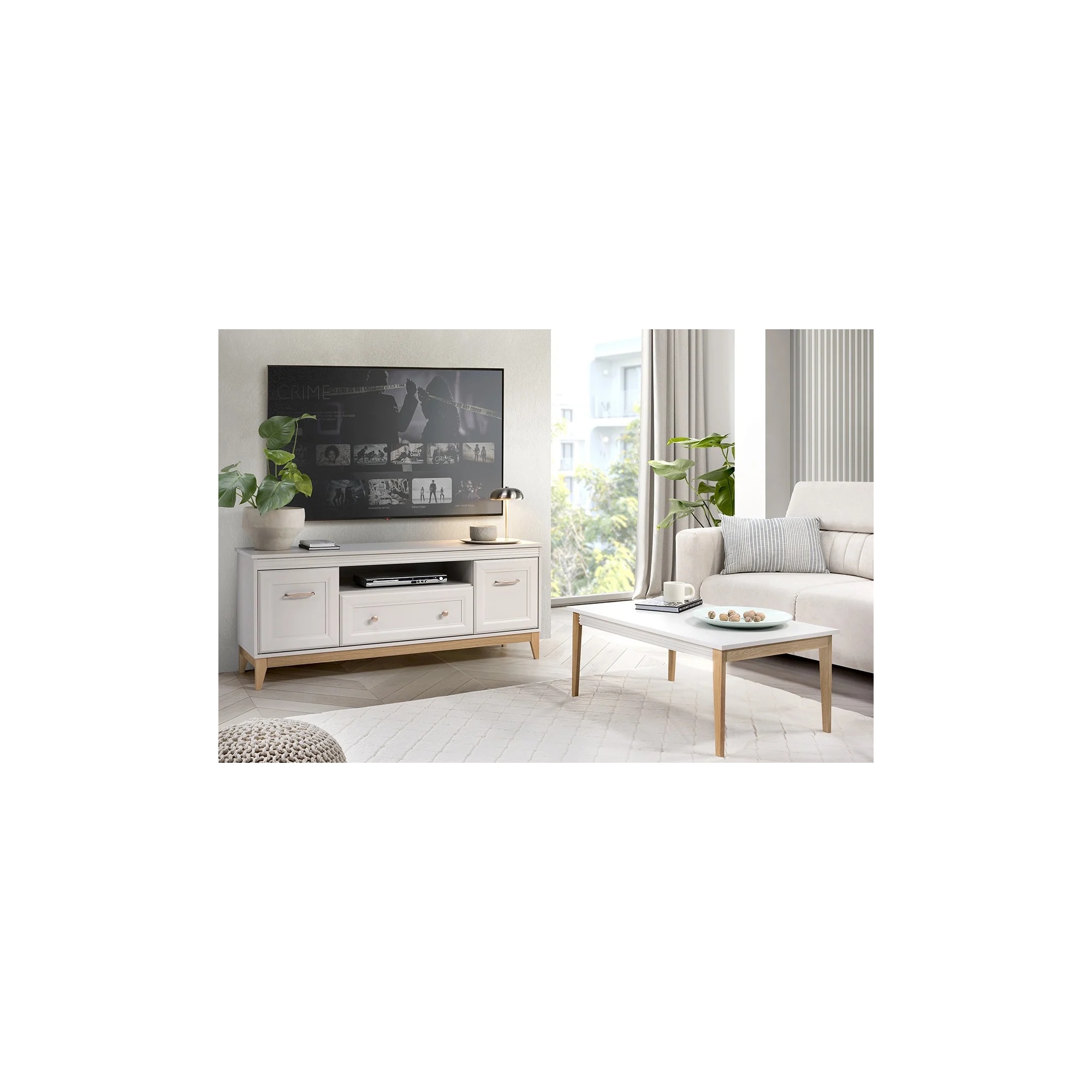 Raumhirsch Table basse WINDSOR 68x40x90 cm cachemire – détail 1