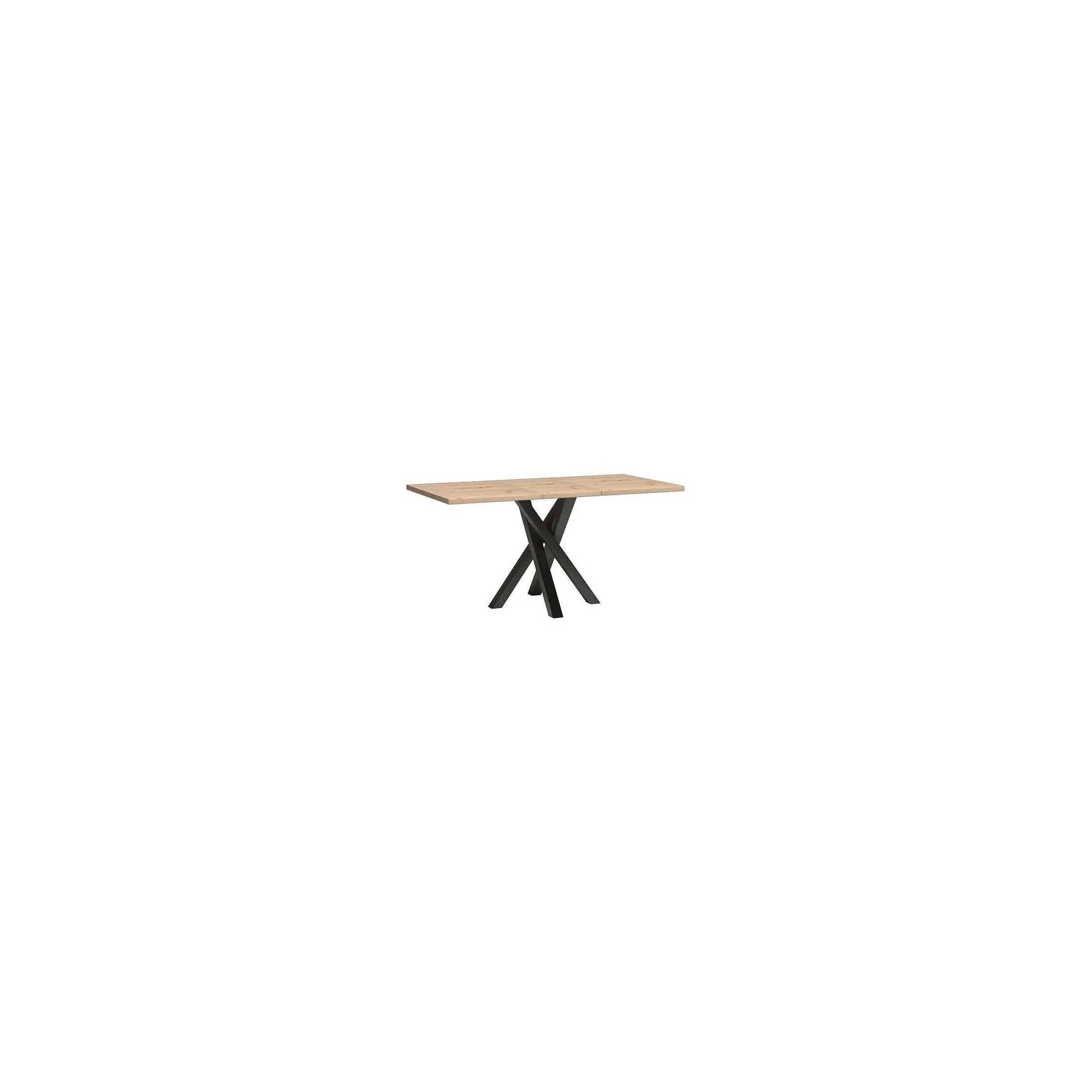 Raumhirsch Table à manger CALI 160x77x80 cm Extensible chêne Artisan – détail 2