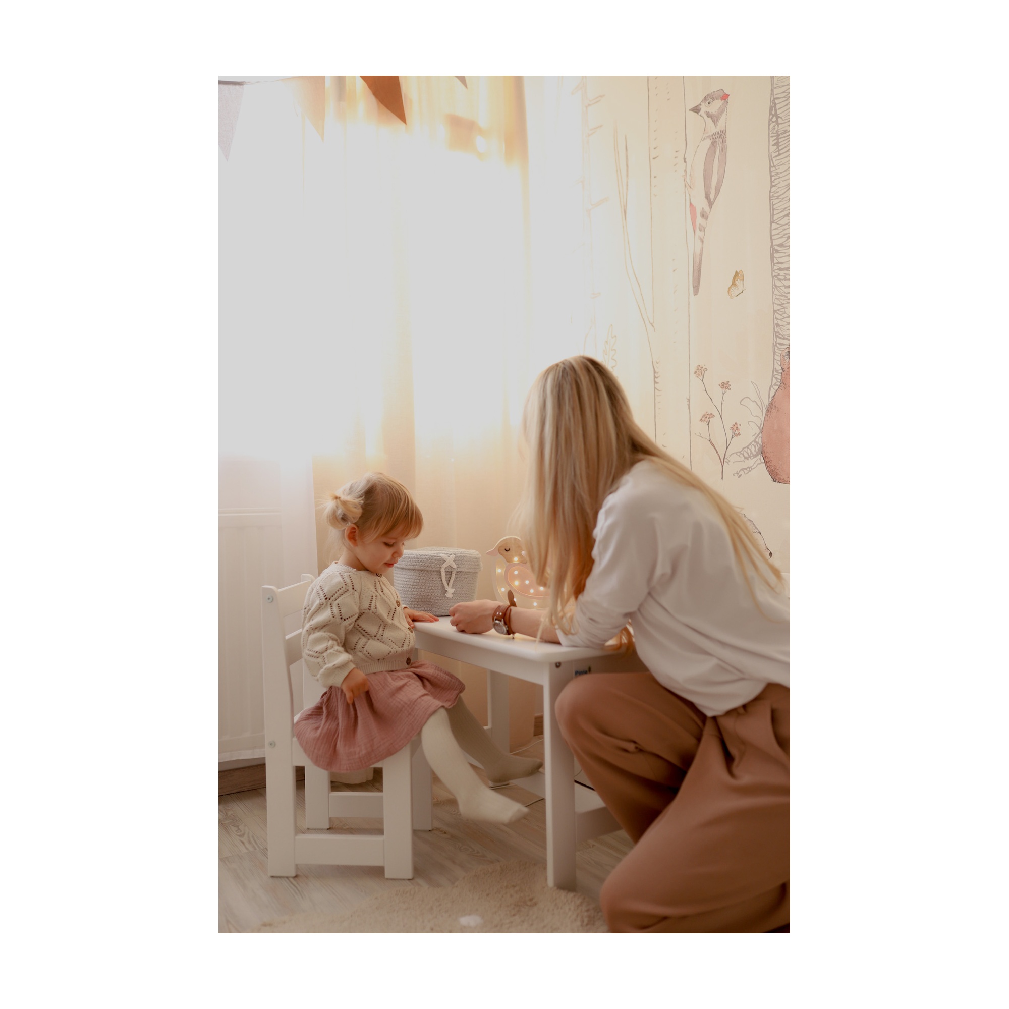 Kinderstuhl Weiß