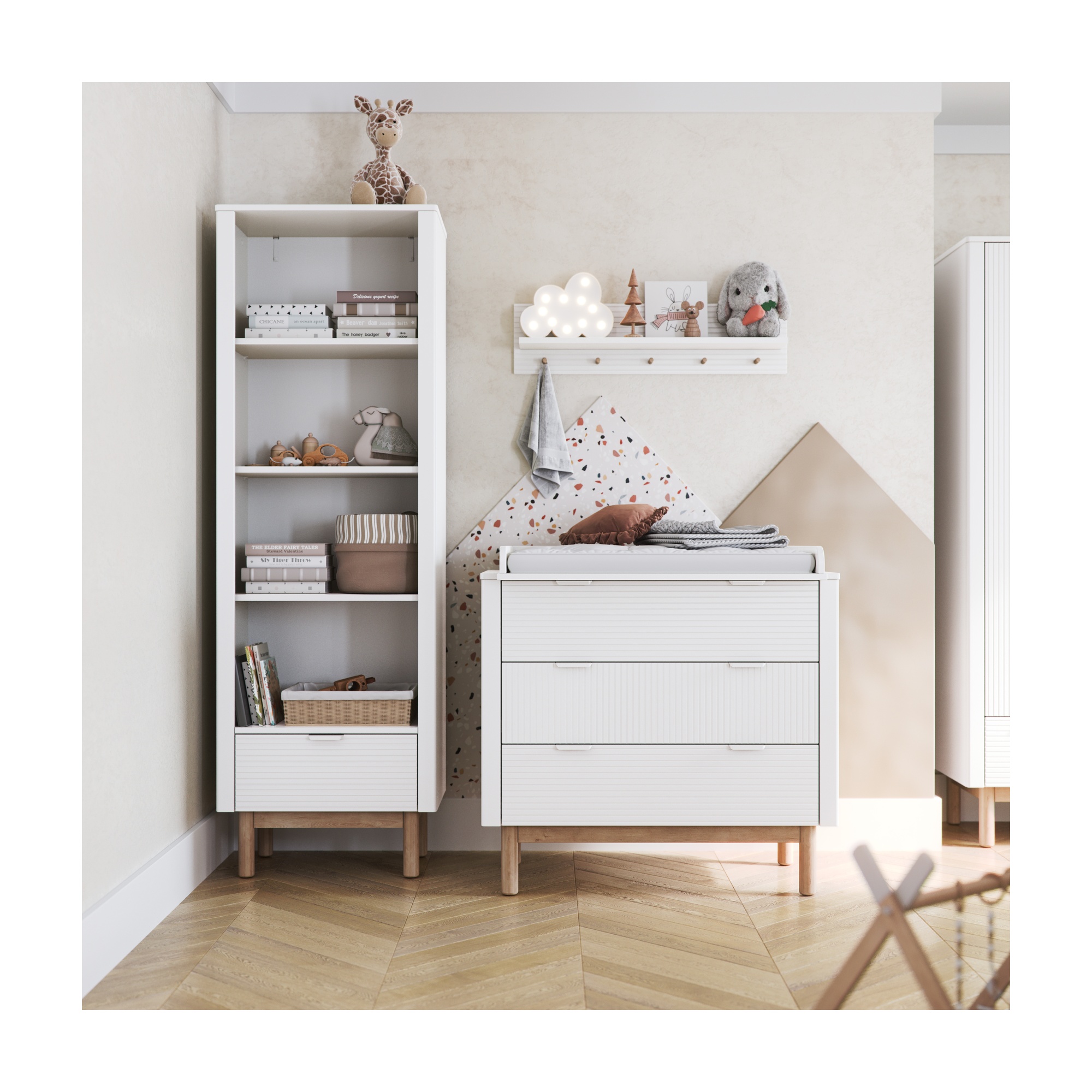 Kinderkommode Weiß