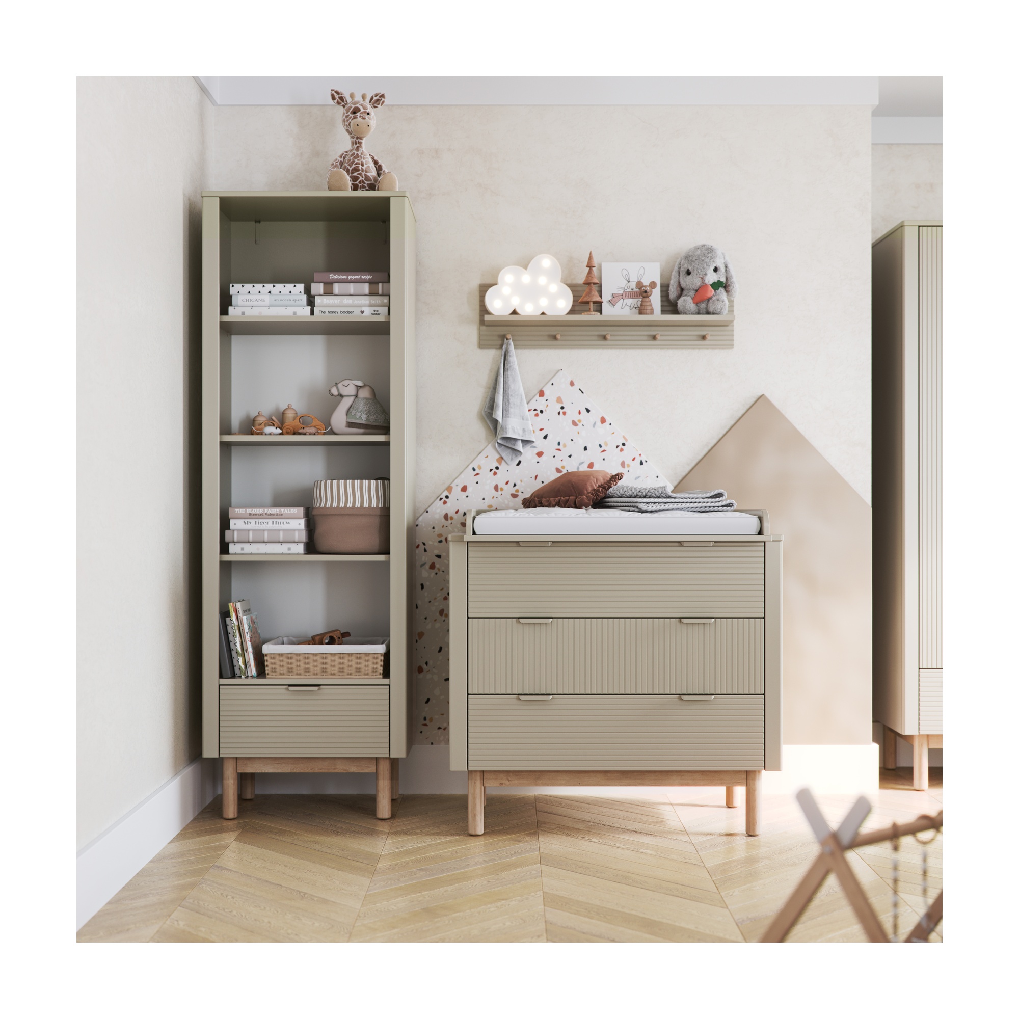 Kinderkommode Naturholz