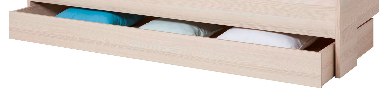 COMPOSAD Cassettone Estraibile Per Letto Legno Con Ruote Frassino CS2226 L202h17p84 -LettoMania Italia